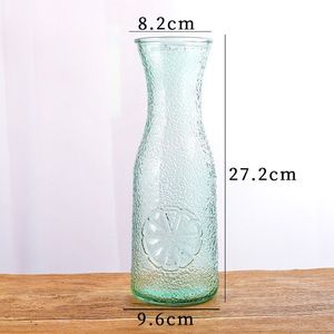 Decorazione per la casa soggiorno decorazione floreale ornamenti europei minimalista e creativo vaso di vetro trasparente