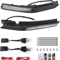 Poignée de capot moteur avec éclairage LED DRL pour Ford Bronco 2 portes 4 portes 2021-2024, avec modification de séparateur de capot Rainforest et éclairage de visionnement de capot