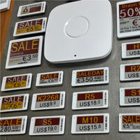 Etiqueta digital inteligente Eink de 2.6 pulgadas, paquete de 100, etiqueta de precio digital de cuatro colores, etiqueta NFC ESL para sistema de etiquetas electrónicas de estantería para supermercado