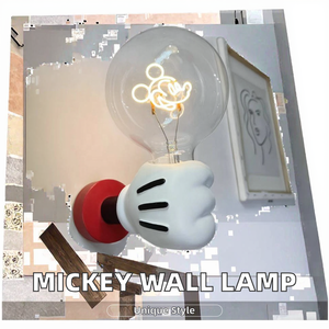 Lampada da Parete Moderna a Forma di Topolino, Luce Notturna Minimalista per Cameretta dei Bambini, Illuminazione Creativa Personalizzata per Comodino - Product Image 2