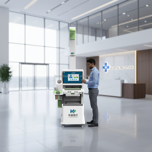 Qu'est-ce que la santé ? - Solutions de télésanté en libre-service Huasheng Medical, clinique médicale et kiosque de télémédecine alimentés par l'IA, HS-V500 - Product Image 4