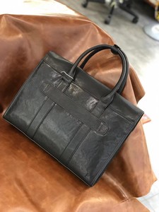 Высококачественный портфель из кожи растительного дубления для ноутбука 15 дюймов, сумка-трансформер для бизнеса и путешествий, OEM-поставщик - Product Image 4