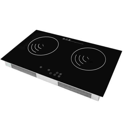 Built in Induction Cooker Double Burners Induction Cooktop Dual Hob Electric Electromagnetic Stove for Asia Market