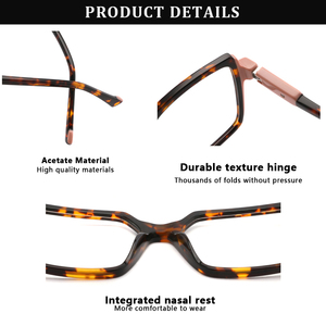<strong>Engage</strong> Logo Acetate <strong>Glasses</strong> Frame Premium Acetate <strong>Glasses</strong> Vintage Anti Blue Light Eyeglasses for Women Man - Product Image 5