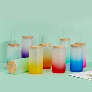 Boho Design 12oz Glass Mason Jar with Lid for Bohemian Party Theme - Product Image 5