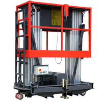 Plateforme élévatrice verticale haute performance 4m 6m 8m 12m, élévateur mobile hydraulique pour personnel, pour usage en entrepôt
