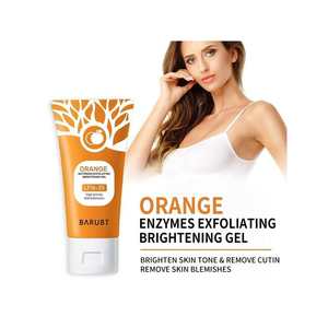 Barubt Orange Whitening Exfoliating Gel 50g Exfoliante suave para iluminar el rostro para todo tipo de piel - Product Image 2