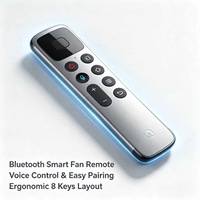 Control Remoto Inalámbrico por Voz RF433MHz con Velocidad Ajustable para Ventilador de Techo, de Pie o de Piso, OEM ODM, Carcasa Personalizada, Suministro de Fábrica