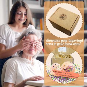 Œufs personnalisés pour annonce de grossesse, œufs surprise amusants, couleur personnalisée, impression sérigraphique pour les grands-parents futurs - Product Image 3