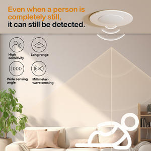 <span class=keywords><strong>Sensor</strong></span> <span class=keywords><strong>de</strong></span> Presencia Humana <span class=keywords><strong>de</strong></span> Onda Milimétrica <span class=keywords><strong>de</strong></span> 24G, <span class=keywords><strong>Sensor</strong></span> <span class=keywords><strong>de</strong></span> Radar Montado en el Techo, Interruptor <span class=keywords><strong>de</strong></span> <span class=keywords><strong>Luz</strong></span> que <span class=keywords><strong>se</strong></span> Mantiene Encendido Cuando Hay una Persona Presente - Product Image 3
