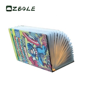 Innovadora Lámpara de Libro 3D LED Plegable de Papel con Diseño de Cómic 2026, Mini Lámpara de Mesa Personalizada, Luces de Libro Únicas, Regalo Corporativo de Graduación - Product Image 4