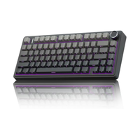 AULA F75 clavier mécanique personnalisé sans fil tri-mode clavier joint structure remplaçable à chaud aula gaming 75% clavier