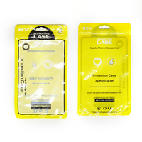 Digital Printing Phone Case Plastic Zip Lock Bags Matte Finish Electronic Products Packing Zipper Pouch Bags