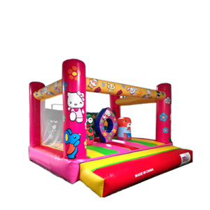 Vente en gros de château <span class=keywords><strong>gonflable</strong></span> <span class=keywords><strong>gonflable</strong></span> de qualité commerciale de couleur rose pour enfants parc d'attractions pour enfants à la fois intérieur et extérieur - Product Image 1