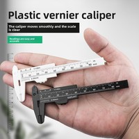 EXPLOIT Simple pied à coulisse en plastique personnalisable 0-80/150MM étudiant expérience outil d'enseignement bricolage Grade OEM Support