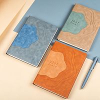 Agenda hebdomadaire et mensuel OEM Premium 2027, carnet de notes relié, couverture en PU, agenda de bureau