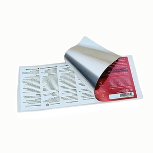 Étiquettes personnalisées à <span class=keywords><strong>double</strong></span> couche, pliables, écologiques, autocollantes en vinyle imperméable avec zone à gratter pour flacon de vitamines - Product Image 1