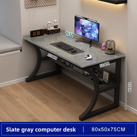 Mesa de ordenador multiusos para ahorrar espacio, diseño ergonómico para dormitorios de adolescentes, juegos y estudio diario