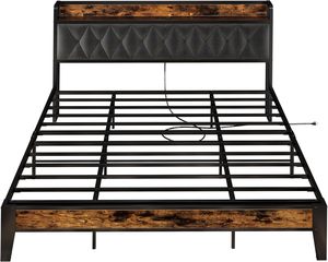 Cabecera de Cama Moderna ANCTOR con Almacenamiento, para Camas Twin/TwinXL/Full/Queen/<span class=keywords><strong>King</strong></span>/California <span class=keywords><strong>King</strong></span>, de Acero, Silenciosa - Product Image 6
