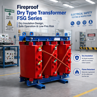 Transformateur de puissance triphasé à retour de charge (flyback) de type sec 10kV 35kV, 10kVA à 2000kVA, bobinage en cuivre, résine coulée, pour système solaire connecté au réseau