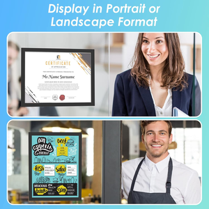 100PCS <strong>A4</strong> <strong>Double</strong> Sided Display Picture <strong>Frames</strong> Magnetic Plastic Sign Holder with Magnetic Border - Product Image 5