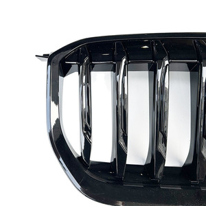 Rejilla Delantera de Una Sola Línea en Negro Brillante para BMW X1 U11, Reemplazo para 2023 2024 2025, Material ABS, Compatible con el Parachoques Delantero - Product Image 5