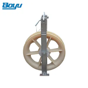 Nylon Single Wheel Bundled Conductor Stringing Block Pulley