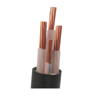 Cable de Cobre Trenzado de 4 Núcleos con Aislamiento de PVC de 12V y 8 AWG, Fabricado en Fábrica, para Calefacción y Uso Subterráneo