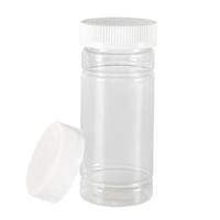 Vente en gros Bouteilles de capsules de médicaments à pilules noires en plastique PET Crc