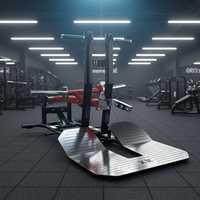 Appareil Commercial de Musculation à Charge de Plaques Rhinoceros Belt Squat Trainer, Zéro Charge Spinale, pour l'Entraînement des Jambes, des Fessiers et des Cuisses, Équipement de Fitness pour Salle de Sport