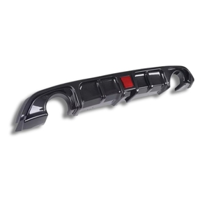 TIYPEOR Q60 llip diffusore posteriore in carbonio/nero lucido di alta qualità con luce a LED per 2017 - 2020 Infiniti Q60