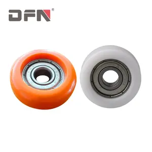 DFN Marca PU Nylon Revestido Com Poliuretano Rolamento De Roda De Rolo de Plástico 602 608 609 610 688 689 612 614 623 625