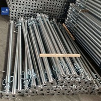 Système de support de bâtiment préfabriqué télescopique personnalisable en acier galvanisé Q235