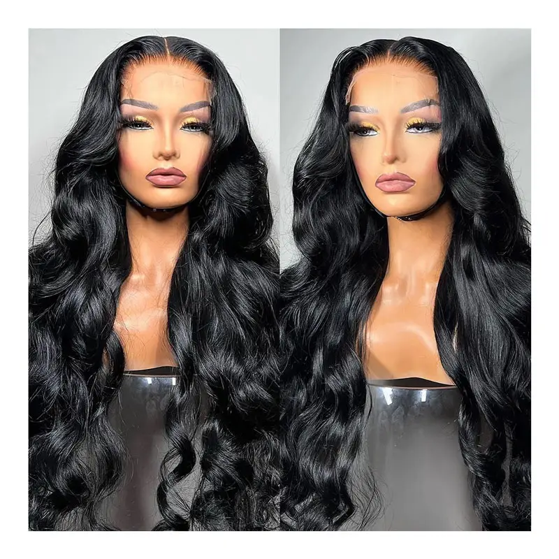 13x4 Human Hair Wigs HD Lace Front Wig Natural Color Virgin Brazilian Human Hair 360 Full Lace Body Wave Best Lace Frontal Wig