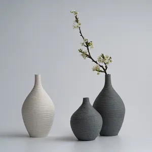 现代陶瓷装饰室内花瓶花人造花带花瓶家居装饰
