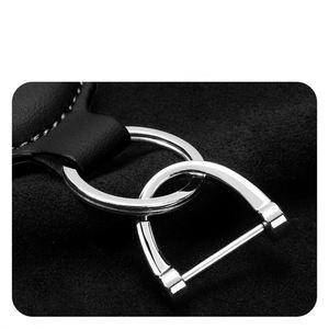 2025 New Design Car Key Chain Leather Key Listing Creative Fashion <b>Personality</b> Custom Logo Pendant Business Key Tag Pendant - Product Image 4