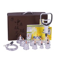 Smart de haute qualité médical chinois facial hijamaVacuum aspiration cupper appareil de ventouses therapi masseur cupppingdevice 12 pots