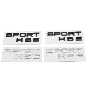 ป้ายตัวอักษร SPORT-HSE สติกเกอร์รถสำหรับแลนด์โรเวอร์แลนด์โรเวอร์ตัวถังกีฬาปรับเปลี่ยนด้านหลังลำต้นอุปกรณ์ตกแต่งโลโก้ดั้งเดิม