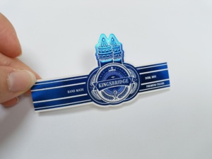 Etichette Personalizzate per Sigari Senza Colla, Stampa a Caldo con Lamina d'Oro 24k, Anelli per Sigari Goffrati - Product Image 5