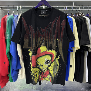 เสื้อยืดคอตตอน 100% คุณภาพสูง ขายดี ลายกราฟิกสตรีทแวร์ สไตล์โอเวอร์ไซส์ สำหรับผู้ชาย รุ่น Mixed Emotions - Product Image 5