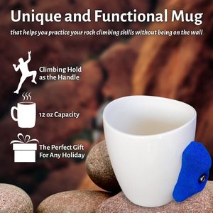 Tasse d'escalade en céramique, équipement d'escalade, tasse d'escalade, accessoires cadeaux, tasse de préhension, excellent entraînement pour votre préhension - Product Image 5