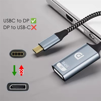 NOUVEAU Adaptateur USB C 3.1 à 8K Displayport 1.4 pour 16 Pro/Max Macbook Pro USB Type C à 12Bit HDR 4K/144Hz DP1.4/1.2 Câble 32.4Gbps
