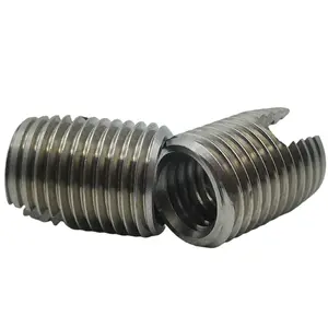 Factory Customization Thread Repair Slotted Self Tapping Threaded Inserts M4 M5 M6 M8 M10 M12 M14 M16 M18 M24