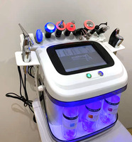Equipo de Belleza Facial de Alta Calidad 8/10 en 1, Hidrodermoabrasión con Oxígeno, Peeling con Agua, Hidro Aqua Peeling, Máquina Facial para Salón