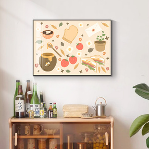 Arte francés sala de estar pintura decorativa estilo antiguo chino combinación abstracta pared arte Vintage alta sensación pared - Product Image 6