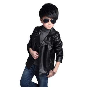 Veste en cuir pour enfants Cy12478a, vente chaude, pour filles et garçons de 2 à 15 ans - Product Image 5