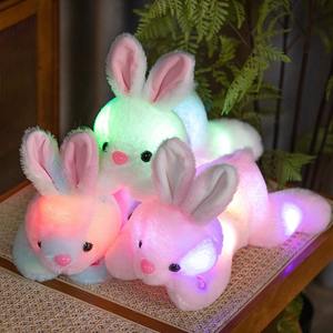 Pode Emitir Luz e Personalizar Brinquedos De Pelúcia Bonitos Por Atacado Como Coelhos Dormindo e Brinquedos Calmantes para Bebês - Product Image 3