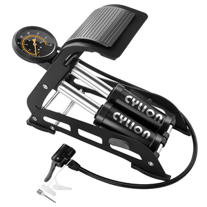 Cylion Treadle Type Double <span class=keywords><strong>Pompe</strong></span> Vélo Ménage Portable Montagne Stand Vélo <span class=keywords><strong>Pompe</strong></span> À Air Avec Manomètre - Product Image 1