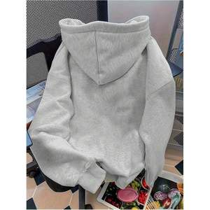 เสื้อฮู้ดดี้ไหมพรมแขนยาวสไตล์ Y2K สำหรับผู้หญิง ระบายอากาศได้ดี - Product Image 2