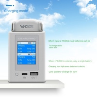 Chargeur de batterie intelligent à double PD bidirectionnel avec écran couleur en ABS pour drone Mini 3 Pro